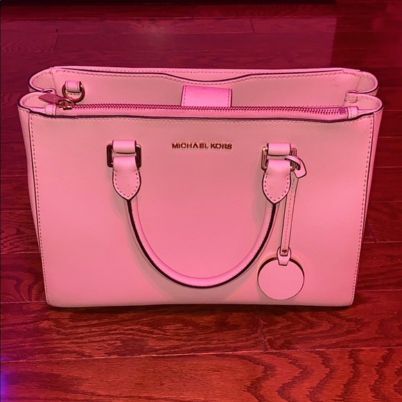 Medium Michael Kors Pink Leather Purse - Picture 1 of 4